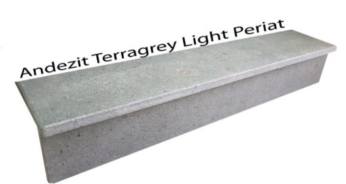 Trepte si contratrepte Andezit Terragrey Light Periat