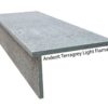 Trepte si contratrepte andezit Terragrey Light Fiamat