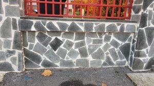 gard cu crazy paving andezit terragrey