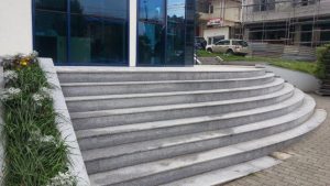 trepte granit Terrabianco, piatra cubica granit si andezit