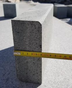 Bordura andezit mica , Terragrey Light, LLx15x6 cm, bizot