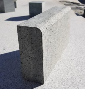 Bordura andezit mica , Terragrey Light, LLx15x6 cm, bizot