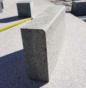Bordura andezit mica , Terragrey Light, LLx15x6 cm, bizot