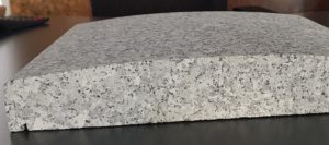Capac de gard granit Terrabianco coama semirotund