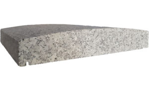 Capace de gard granit Terrabianco coama semirotund