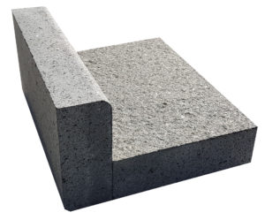 Pavaje andezit Terragrey Light Fiamat, 6 cm grosime si bordura mica
