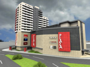 Fatada ventilata Vratza Satu Mare Mall